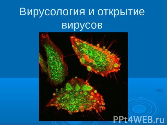 Презентация на тему: Вирусология и открытие вирусов Последний слайд презентации: Вирусология